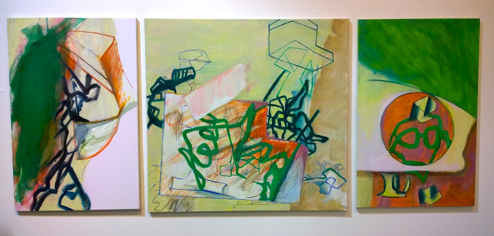 David Palliser, Triptych, at Chapman and Bailey