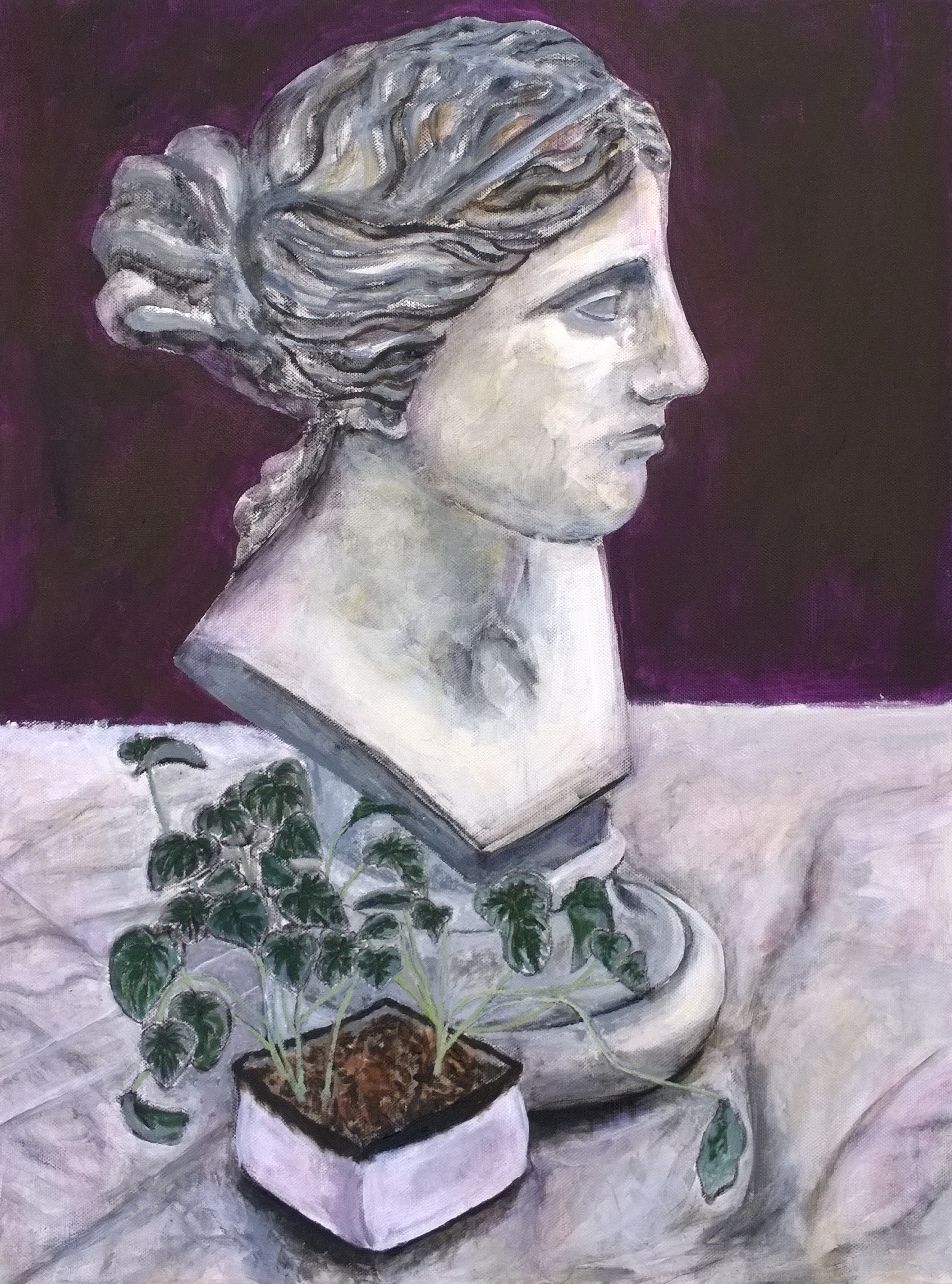 Elizabeth, acrylic on canvas