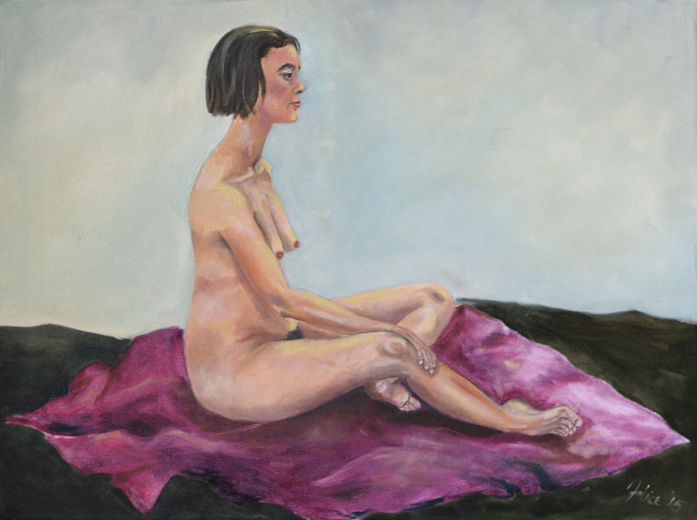 Felice, Term 3 Painting, 2015