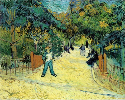 L'entree du Jardin Public, Vincent Van Gogh