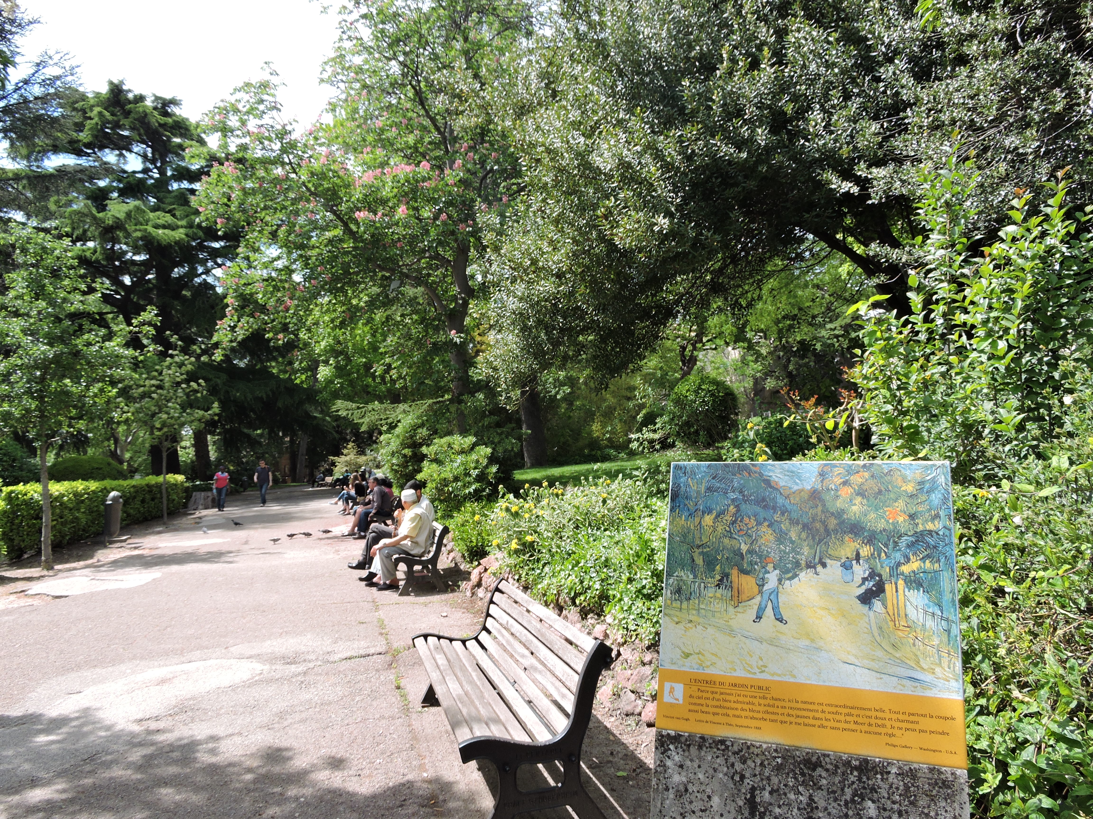 L'entree du Jardin Public, Vincent Van Gogh